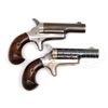 Image 1 : MATCHED PAIR OF COLT PAT. F.A. MFG. CO. 3RD MODEL DERINGER 4TH VARIATION WITH ORIGINAL HOLSTERS.