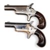 Image 2 : MATCHED PAIR OF COLT PAT. F.A. MFG. CO. 3RD MODEL DERINGER 4TH VARIATION WITH ORIGINAL HOLSTERS.