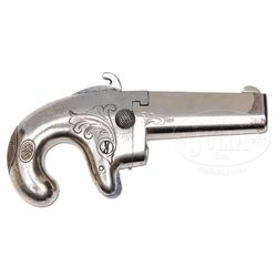 1ST MODEL COLT DERINGER WITH EXTREMELY RARE SOUTH AFRICAN LICENSE TO OWN & POSSESS A FIREARM WHICH I