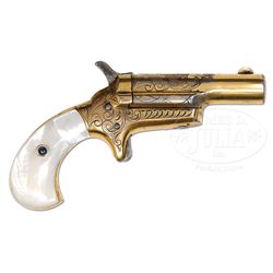 EXTREMELY RARE GOLD FINISHED COLT 3RD MODEL 5TH VARIATION DERINGER.