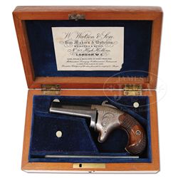 CASED COLT PAT. F.A. MFG. CO. 2ND MODEL DERINGER 2ND VARIATION.