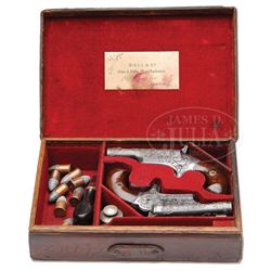 CASED MATCHED PAIR COLT PAT. F.A. MFG. CO. 3RD MODEL DERINGER 3RD VARIATION.