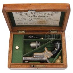 CASED COLT PAT. F.A. MFG. CO. 3RD MODEL DERINGER 4TH VARIATION.