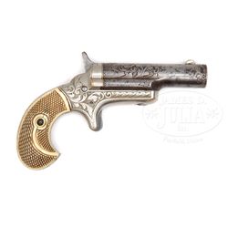 EXTREMELY NICE SPECIAL ORDER ENGRAVED BY THE FACTORY COLT 3RD MODEL DERINGER 3RD VARIATION