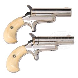 EXCEPTIONAL FACTORY MATCHED PAIR COLT 3RD MODEL 5TH VARIATION DERINGERS