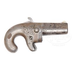 NATIONAL FIRE ARMS CO. 1ST MODEL 2" BARREL, IRON FRAME DERINGER.
