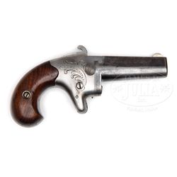 SECOND MODEL COLT EARLIEST TYPE DERINGER. ADDRESS: COLONEL COLT, HARTFORD, CT, USA.