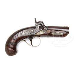 HENRY DERINGER SINGLE SHOT PISTOL.