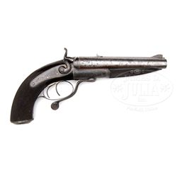 B. WOODWARD & SONS .577 BREECHLOADING HOWDAH PISTOL.