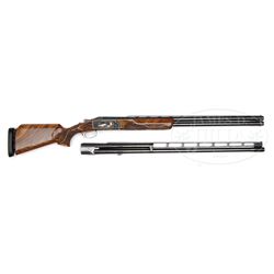 *GOLD INLAID CROWN GRADE KRIEGHOFF K-80 COMBO TRAP GUN WITH CASE.