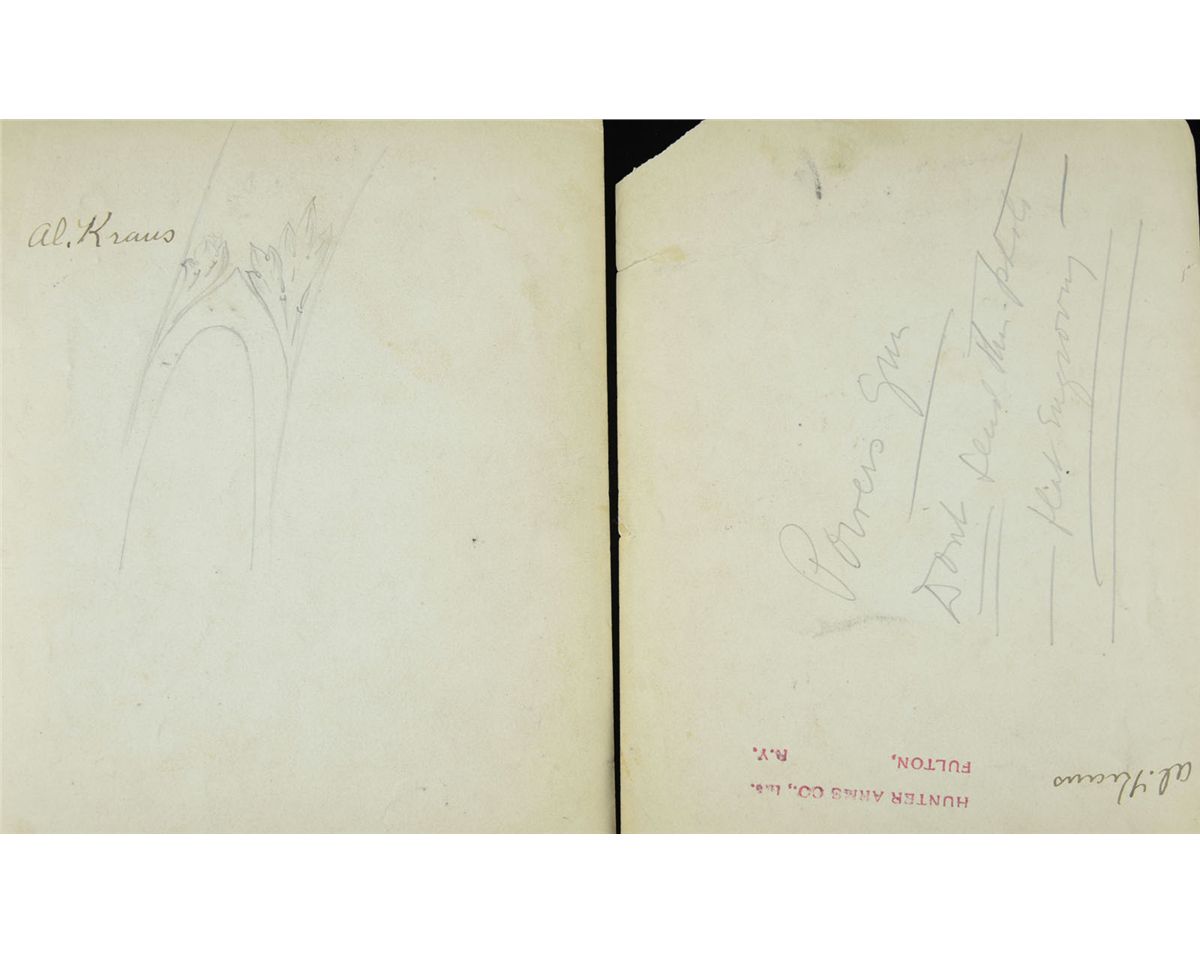 Wonderful And Important Archive Of L C Smith Engraver A E Kraus