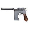 Image 2 : MAUSER C96 CONEHAMMER, 20 SHOT FLATSIDE WITH MATCHING STOCK.