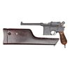 Image 1 : *MAUSER C96 LATE TRANSITIONAL LARGE RING HAMMER WITH MATCHING STOCK.