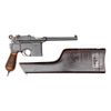 Image 2 : *MAUSER C96 LATE TRANSITIONAL LARGE RING HAMMER WITH MATCHING STOCK.