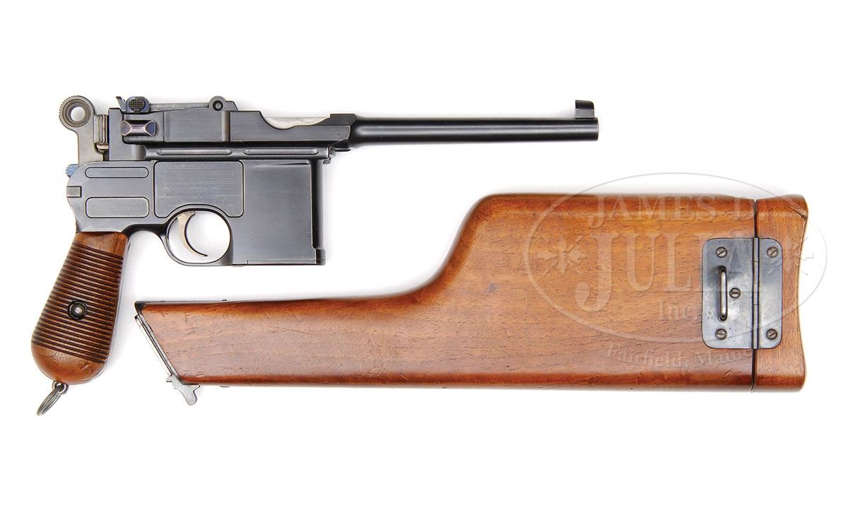 *EXCEPTIONAL MAUSER C96 LARGE RING, EARLY SHALLOW MILLED WITH MATCHING STOCK.