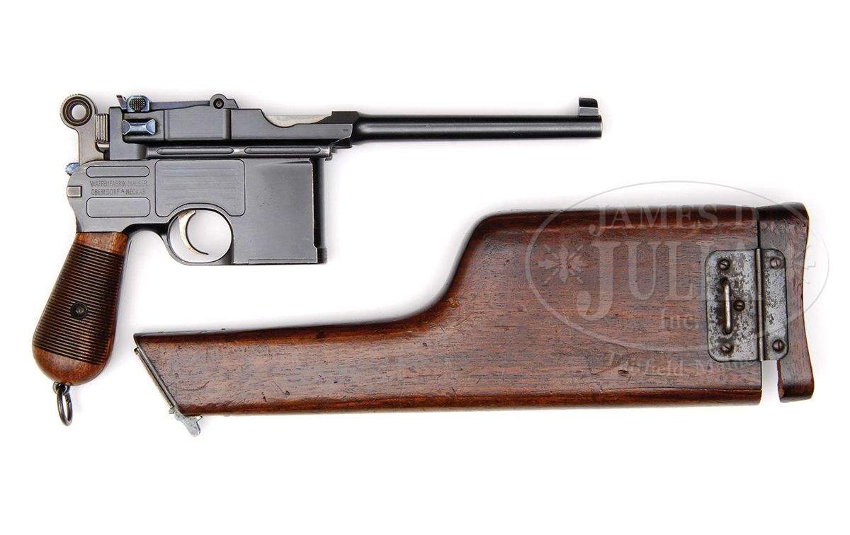 *EXCEPTIONAL MAUSER C96 LARGE RING, LATE SHALLOW MILLED WITH MATCHING