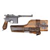 Image 3 : *MAUSER C96 WARTIME STANDARD COMMERCIAL, MILITARY ACCEPTED, MATCHING STOCK AND HARNESS.