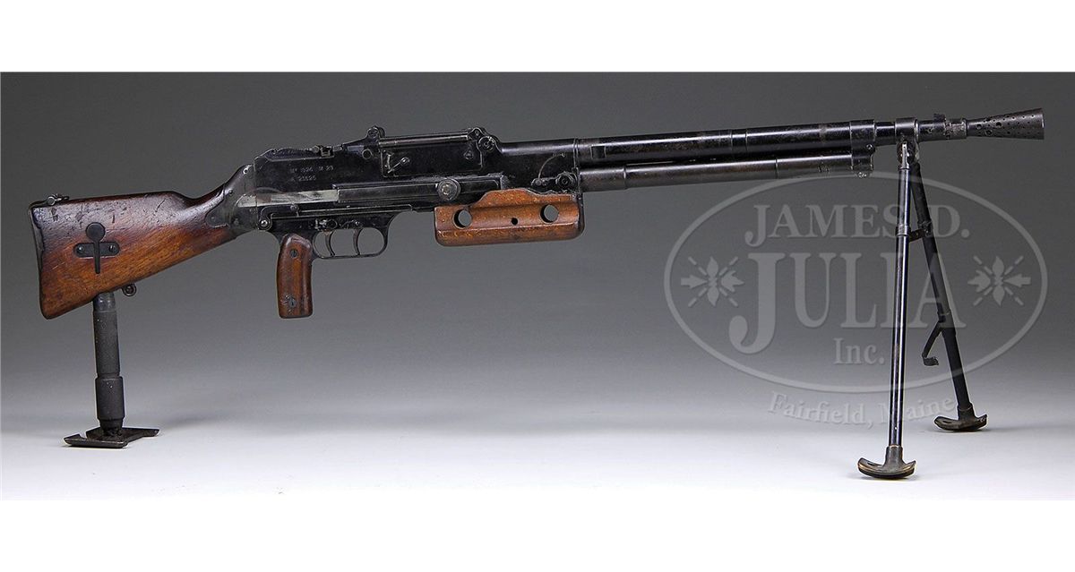 **RARE FRENCH CHATELLERAULT MODEL 1924/29 MACHINE GUN DEWAT (C & R).