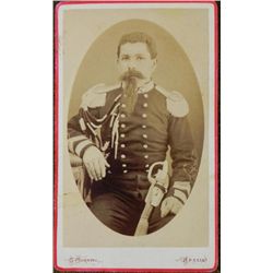 Antique CDV Photograph WWI Italian Naval Officer