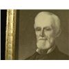 Image 2 : JOHN ELDER VINTAGE 5X6" FRAMED PRINT OF JEFFERSON DAVIS