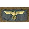 Image 1 : NAZI KRIEGSMARINE CAP EAGLE/SWASTIKA-ORIGINAL