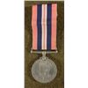 Image 1 : WWII BRITISH MILITARY MEDAL W/RIBBON-KING GEORGE-1939