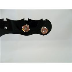 Mystic Topaz post earrings