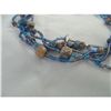 Image 2 : 5 Strand Sterling Silver and Other Multi-Color  Beaded Necklace made by California Native American