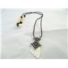 Image 1 : Silver  & Mother of Pearl Handcrafted Native American Necklace