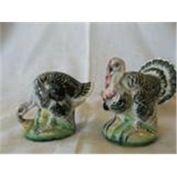 Ceramic Turkey Salt and pepper shakers, vintage