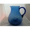 Image 1 : Cobalt Glass Pitcher  Vintage
