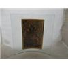 Image 1 : Curved Glass Gold Trim Picture Frame 4x6