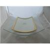 Image 3 : Curved Glass Gold Trim Picture Frame 5x7