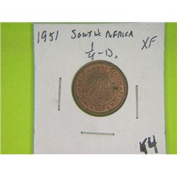 1951 1/4 D. (SOUTH AFRICA)