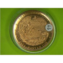 1786 SHAYS REBELLION 1.25 OUNCE PURE BRONZE