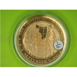 1787 THE U.S. CONSTITUTION APPROVED 1.25 OUNCE PURE BRONZE