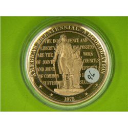 1975 AMERICAN BICENTENNIAL: A REDEDICATION 1.25 OUNCE PURE BRONZE