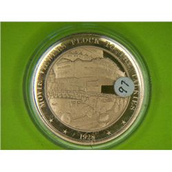 1928 MOVIE VIEWERS FLOCK TO THE TALKIES 1.25 OUNCE PURE BRONZE