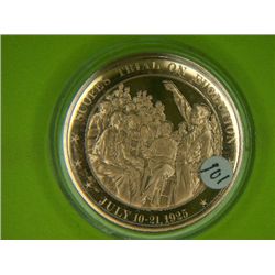 1925 SCOPES TRIAL ON EVOLUTION 1.25 OUNCE PURE BRONZE