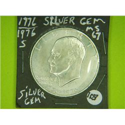 1776-1976 S IKE DOLLAR SILVER VARIETY 1