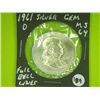 Image 1 : 1961 D SILVER FRANKLIN 1/2 DOLLAR