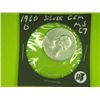 Image 1 : 1960 D  SILVER WASHINGTON QUARTER