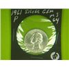 Image 1 : 1961 P  SILVER WASHINGTON QUARTER