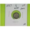 Image 1 : 1857 1/2 DIME