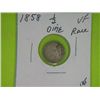 Image 1 : 1858 1/2 DIME