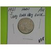 Image 1 : 1921 S  BUFFALO NICKEL