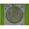 Image 1 : 1922 P PEACE DOLLAR