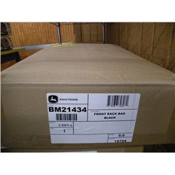 ATV front rack bag  black w/John Deere logo   New