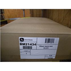 ATV front rack bag  black w/John Deere logo   New