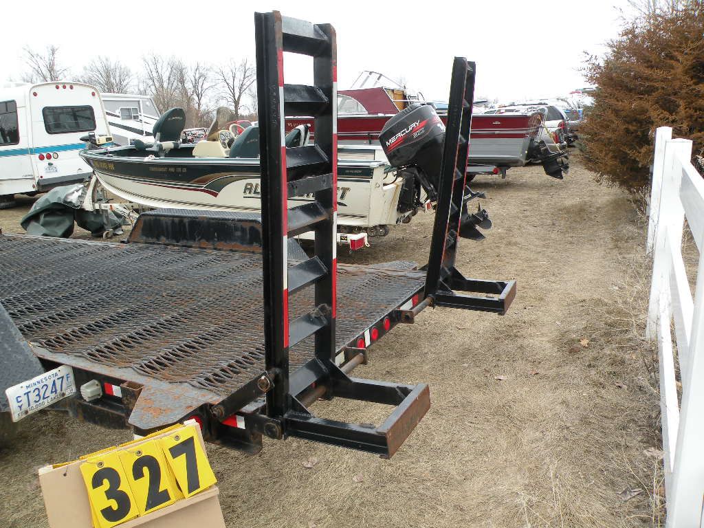 2000 Felling 12,000 lb skid loader trailer SN5FTEE1624Y1013822